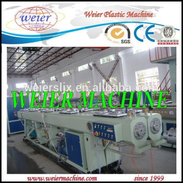 plastic PVC double outlet pipe extrusion machinery